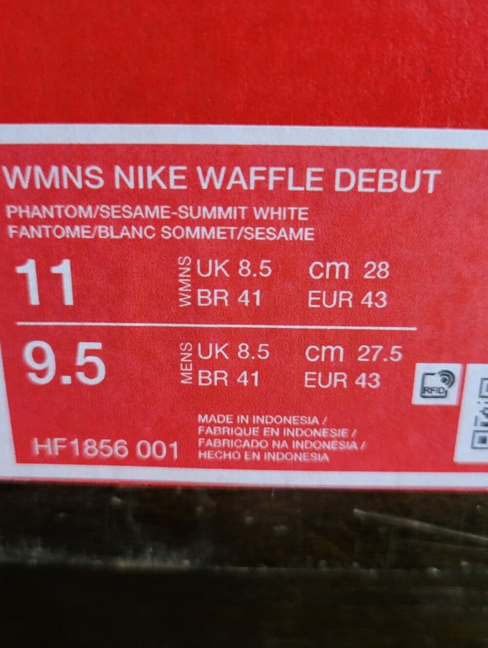 *NEW* Nike Waffle Debut White Leopard Print Women's Size 9 Men's Size 11.5 w/Box - Picture 8 of 8
